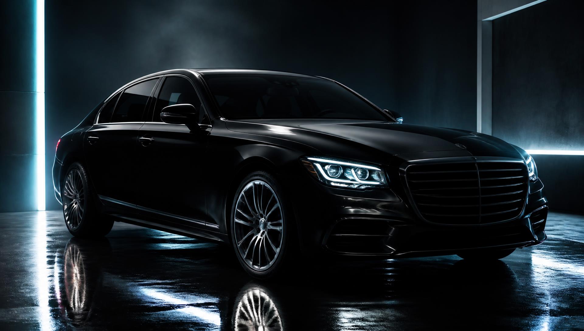 Estúdio de estética automotiva da Diamante com veículo em destaque